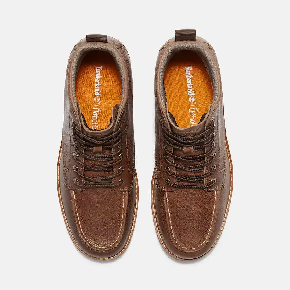 TIMBERLAND MEN'S 10 REDWOOD EDGE ESSENTIAL MID BOOT DARK BROWN FULL GRAIN NIB